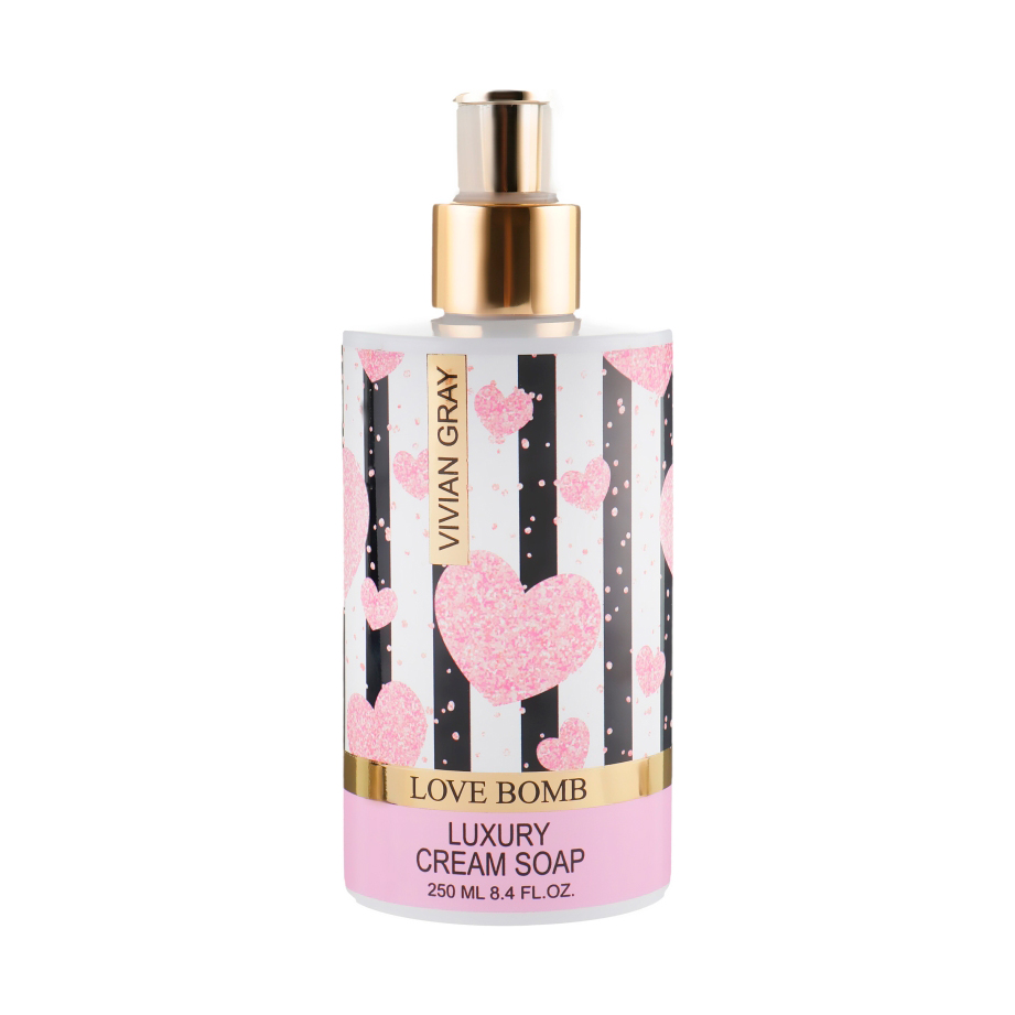 Рідке крем-мило для рук Vivian Gray Love Bomb Luxury Cream Soap, 250 мл